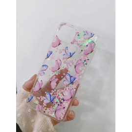 Funda purpurina con dibujo 流沙 Oppo A76