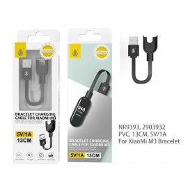 Cable de Carga USB para pulsera de XIAOMI M3,5V/1A, Cable 13CM