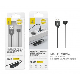 Cable de Carga USB para pulsera de XIAOMI M5/6/7,5V/1A, Cable 45CM
