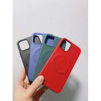 Funda cuero magnético 皮革吸磁 iPhone 12 6.1"