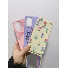 Funda goma con dibujo y colgante仿原彩图 iPhone 11 6.1"