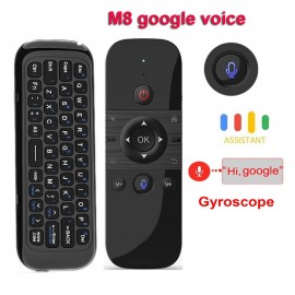 AIR MOUSE RECHARGEABLE 2.4G Mini Wireless Keyboard M8