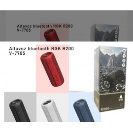 Altavoz RGK R200, con luz RGB, 2x8W, 6horas de producción, iPX6