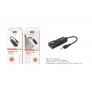 Cable de Adaptador USB 2.0 (Macho) a Entrada Red RJ45(Hembra), 10/100Mbps, Compatible para Win 7/8/10, Mac os