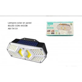 Luz solar de pared, 80 luces con 40cb