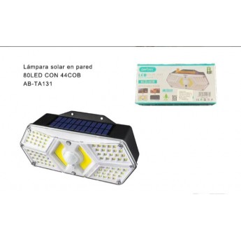 Luz solar de pared, 80 luces con 40cb