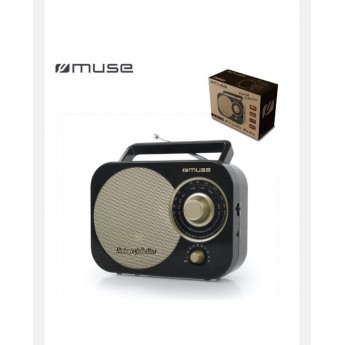 Radio Muse M-055 RB, Portátil, Analógica, FM,MW, 88-108 MHz,