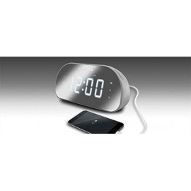 Radio MUSE M-170 CMR Despertador, Reloj, Digital, FM, 87,5 - 108 MHz, LED, 3,05 CM (1.2'')