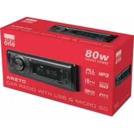 AUTORADIO NUMERIQUE USB/SD NEW ONE AR270, 50 x 58 x 180, 2 uni/paq