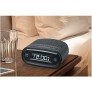 New One CRD 160 DAB+/FM Radio Alarm Clock, LCD Display, 20 Preset Transmitters, Radio or Buzzer, Headphone Jack