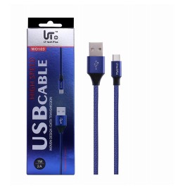 Cable USB LT 2A 1M WO103