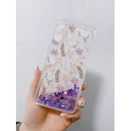 Funda purpurina con dibujo 流沙 SM M13