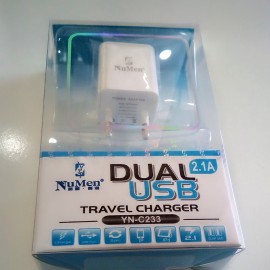 Cargador USB Dual 2.1 A NuMen