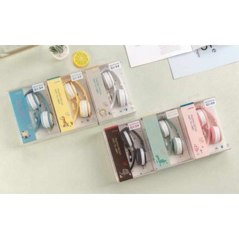 Auriculares con cable dibujo animados GJ34, plegable