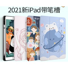 Funda ranura de bolígrafo con dibujo 亲肤彩图笔槽 iPad Pro 10.2''