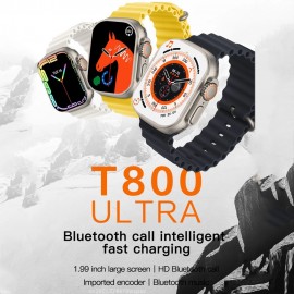 Reloj inteligente T800 Ultra Bluetooth para hombre, deportivo, resistente al agua y a caídas, con múltiples esferas