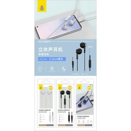 Auriculares con microfono Toby, con boton multifunciones, sensibilidad 105±3 dB, cable 1.2