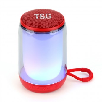 Altavoz inalámbrico TG346 con Bluetooth 5,0, Luz LED colorida, subwoofer de escritorio impermeable,