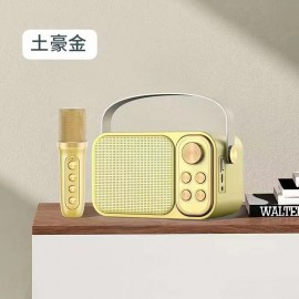 Altavoz YS-103 Bluetooth 5.0 para Karaoke al aire libre YS103, con tarjeta de micrófono, Subwoofer, 1200mA - 2000mA