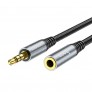 Cable audio TRS 3.5MM M/FM, 1M