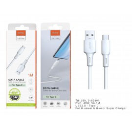 Cable de datos Benjam para Type-C, Carga super rapida 40W/5A Para Telefonos Huawei y Honor