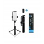 Palo self Q02 con mando de bluetooth, 360º, hasta 103 CM