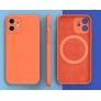Funda goma con círculo magnético de carga inalámbrica iPhone 12 6.1''