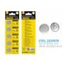 Pilas de boton, CR2025, 5Ud
