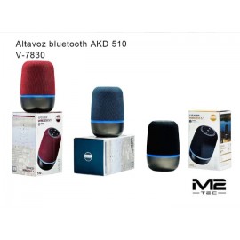 Altavoz Bluetooth AKD510 con luz