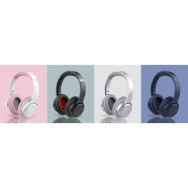 Cascos BT 5.0 con micrófono, cascos con cable e inalámbricos, sonido Hi-Fi, sonido claro, habla para móviles, PC, tableta...