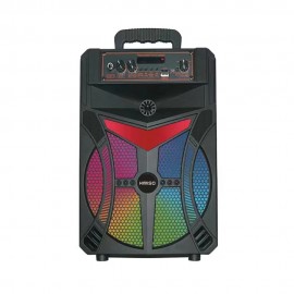 Altavoz Kimiso Bluetooth QS-7810,1200W, 8" con microfono, mando y luz LED