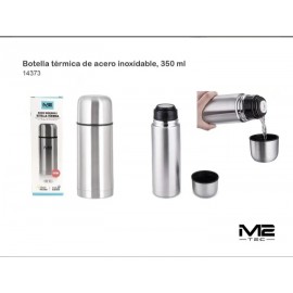 Botella de termo de acero inoxidable, 350ml