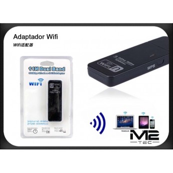 Adaptador wifi 11n dual band, 2T2R 300MBPS, 5Ghz+2.4Ghz