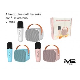 Altavoz Bluetooth Karaoke con 1 micrófono
