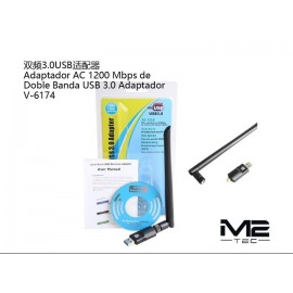 Adaptador AC1200 Mbps de doble bandas USB 3.0