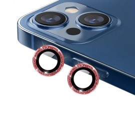Protetcor de camara brillante 3 uni/caja para iPhone 12 Pro 6.1"