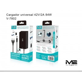 Cargador universal para scooter, bicicleta eléctrica, 42V/2A, 84W