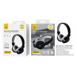 Auriculares Casco Bluetooth 5.0 Plegable, Manos libres para llamadas , Batería 200mAh, TF