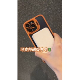 Funda magnetita con soporte con cámaras propias iPhone 15