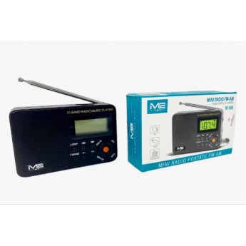 Mini Radio FM - AM Modelo M-166. Radio Digital Portátil con Altavoz y Conexión USB
