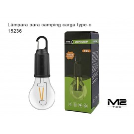 Lámpara para camping con carga Type-C
