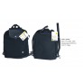 Mochila Nylon+PU, Repelente al agua, Para Portatiles de 11" Max