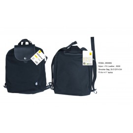 Mochila Nylon+PU, Repelente al agua, Para Portatiles de 11" Max