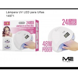 Lámpara UV 24 led para uñas, 48w