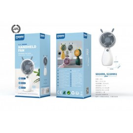 Mini ventilador recargable con colgante, 1 modo, 300mAh, uso 35-40 minutos