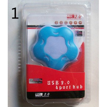 UNIDS/LOTE 4 Puertos de Alta Velocidad HUB USB 2.0 Que Cambia de Color