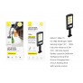 Lampara solar LED con 120 luces para exterior incluye mando, sensor de movimiento 3-5m, 20°,IP44,450W/2400mAh/5.5v/120lumen