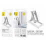 Soporte Universal para Tablets y Moviles de 4-11", Base silicona, 90º Ajustable, Pregable y Extensible, Altura de 112-145mm