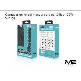 Cargador universal manual para portátil 100W