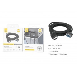 Cable VGA (Macho-Macho)1080P, 5M